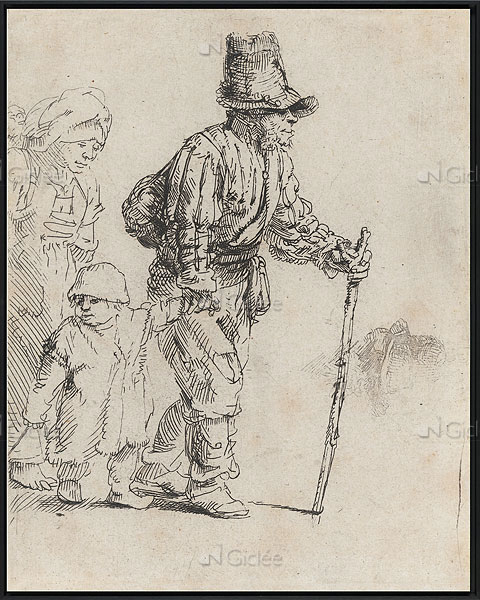 Rondtrekkende boeren familie