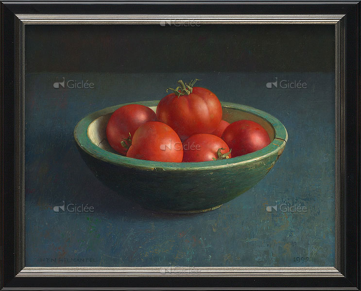 Tomaten in groene bak