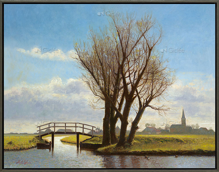 Landschap bij Dedgum