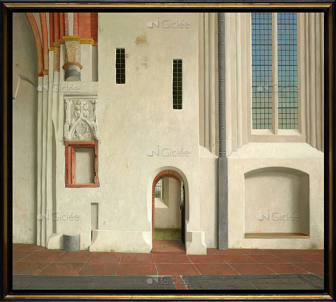 De noordmuur van de Nicolaikerk in Appingedam