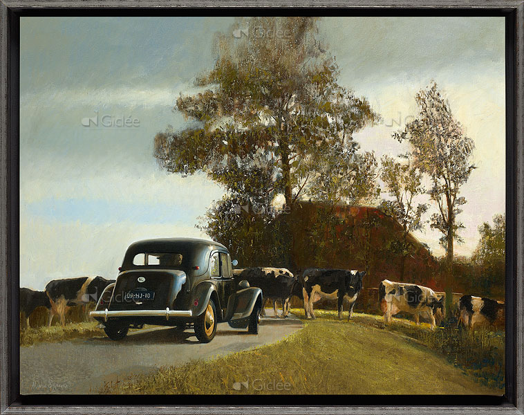 De Slachtedijk bij Swarte Beien (Kûbaard)