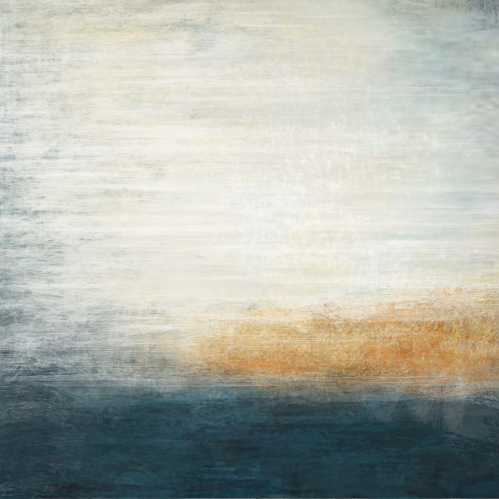 Blauwe luchten schilderij abstract EA-42HF