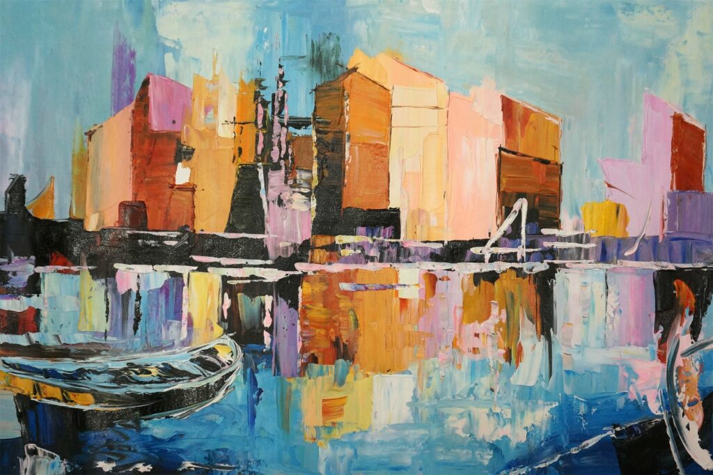 10Knife40 doorvaren schilderij palet