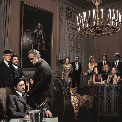 Aluminium schilderij Wiseguys Supperclub dib1990