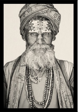 Portrait Gobelin Bandu Baba van Mondiart