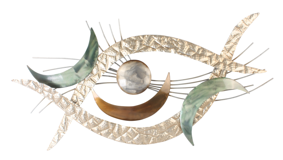 Metalen wanddecoratie Eye of the galaxy