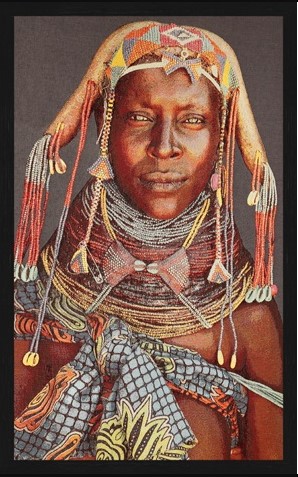 Portrait Gobelin Mumuhuila van Mondiart