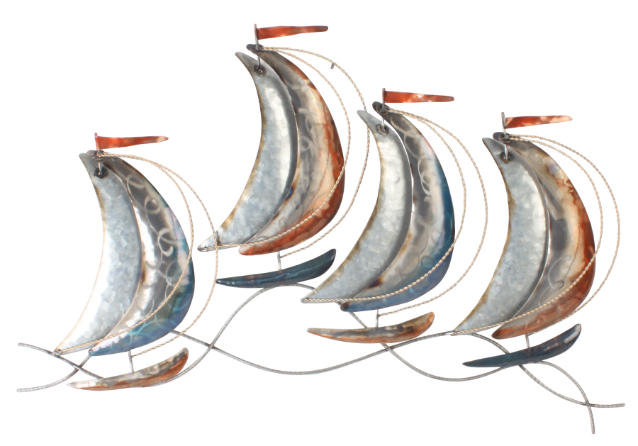 Metalen wanddecoratie Sail Far Away