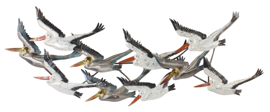 Metalen wanddecoratie Together in the Sky