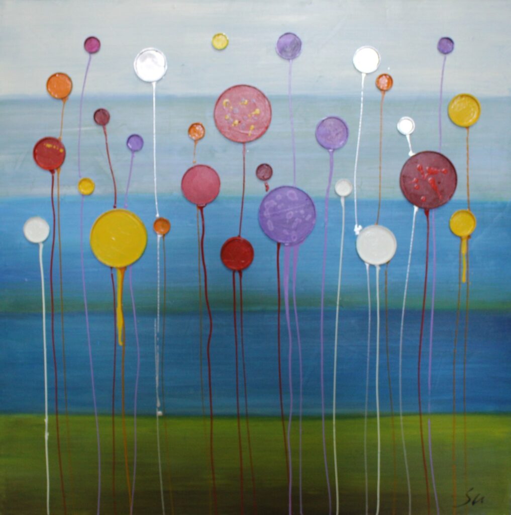 Schilderij Balloon Drip Ballonnen GS-T0755