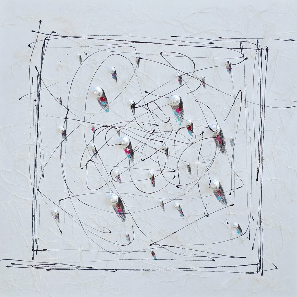 Schilderij Lines and Floats Lijnen Abstract GS-P1002