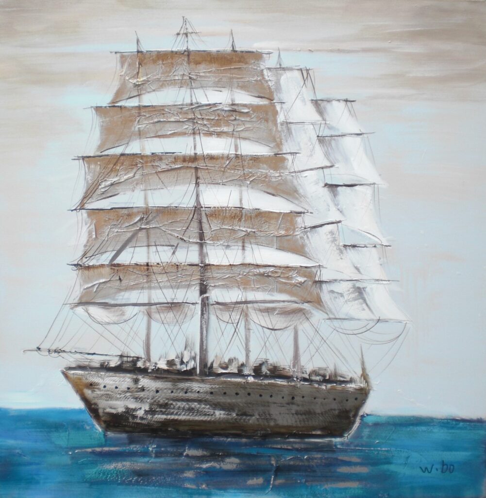 Schilderij Windjammer Zeilschip GS-W9119