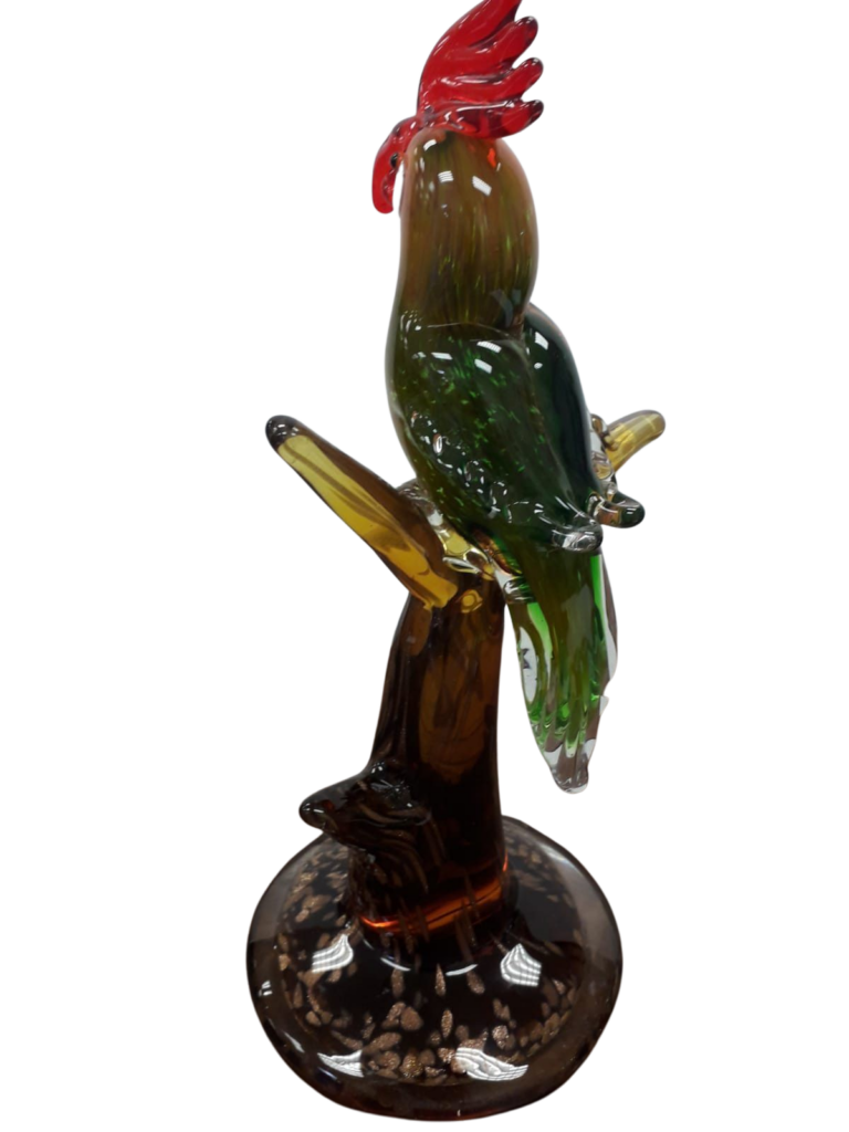 Glazen beeld The Parrot Papegaai Vogel MH-GL1267