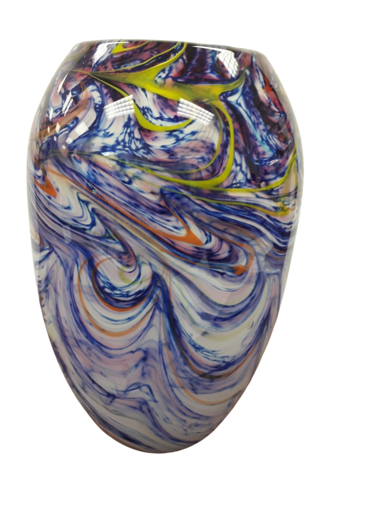 Glazen beeld Vienna Kleurrijke Vaas MH-GL1298