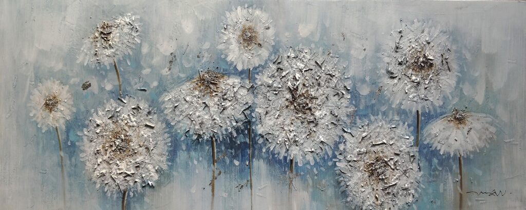 Schilderij Dandelion Love Paardenbloemen Wind GS-P1942
