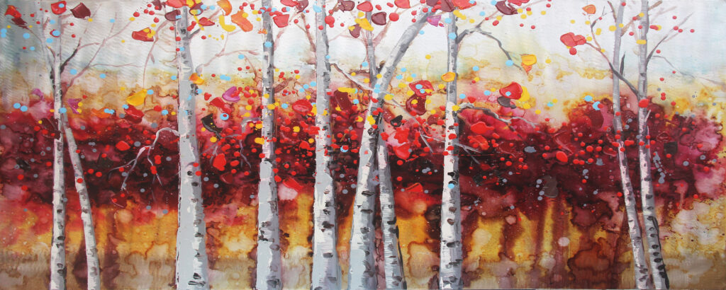 Schilderij It's Autumn Bomen Seizoen Herfst GS-P6203