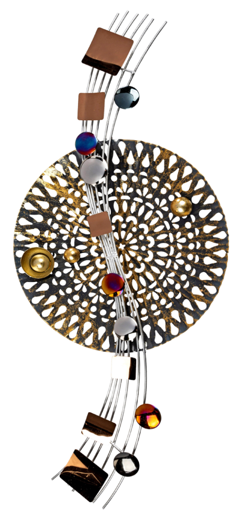 Metalen wanddecoratie Wisdom Charm Rond Patronen FO-670434