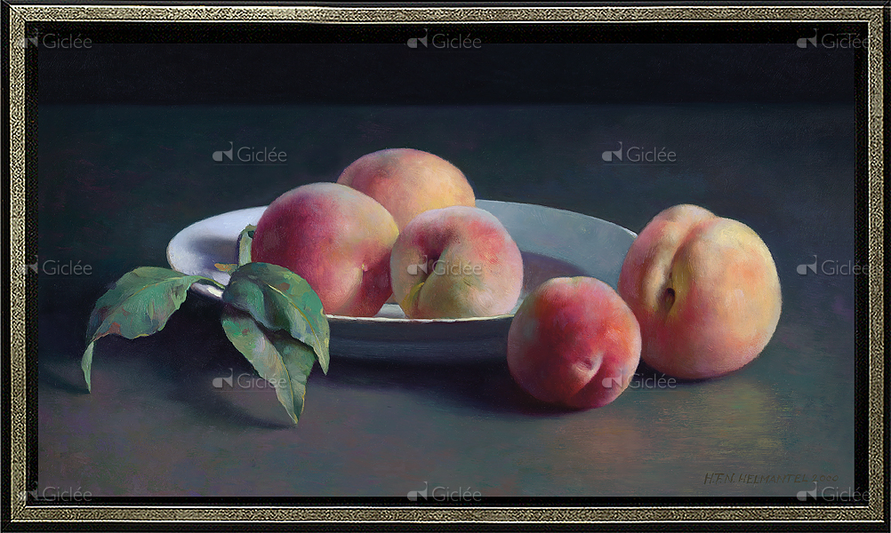 Stilleven met perziken