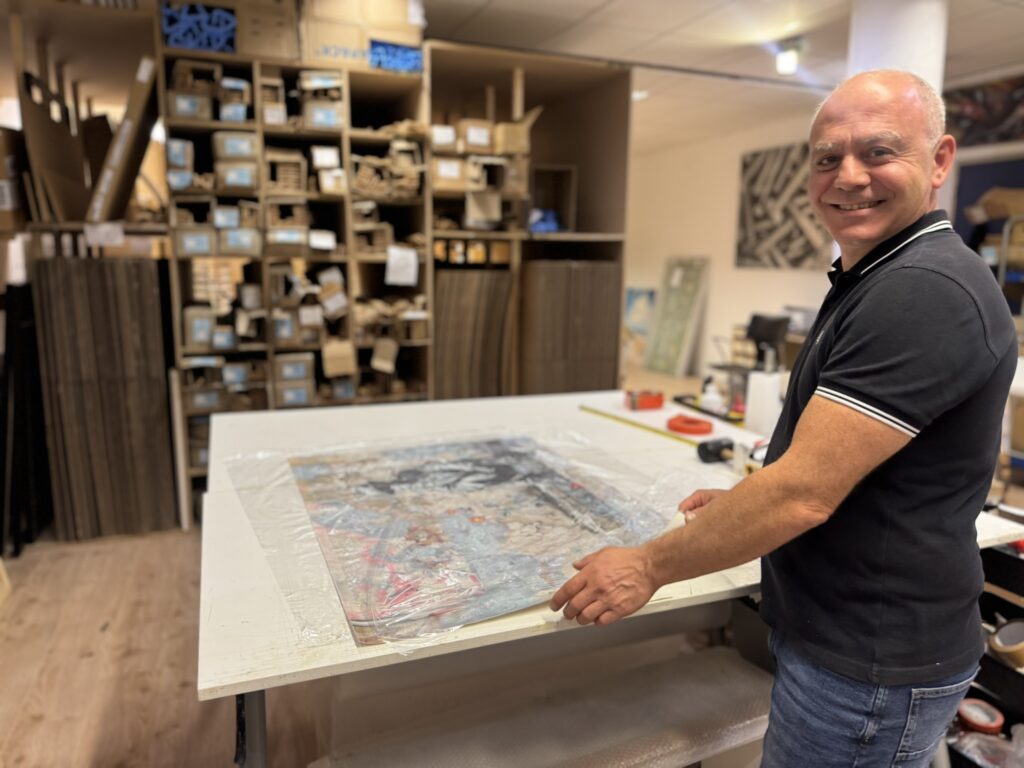 Arthur in de werkplaats