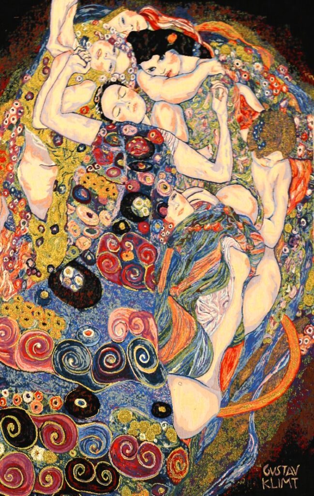 Gobelin The Virgin by Gustav Klimt